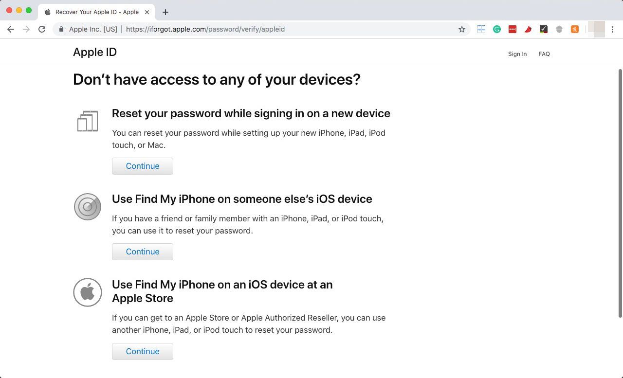 Další možnosti resetování Apple ID na iPadu