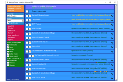 Screenshot Snappy Driver Installer Origin v1.9.0