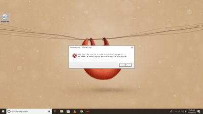 Chyba msvcr.dll na ploše systému Windows