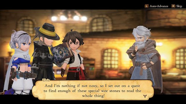 Screenshot z Bravely Default II.