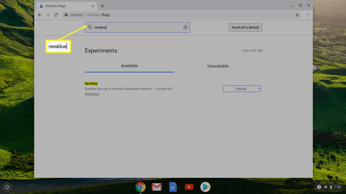 Newblue v systému Chrome OS