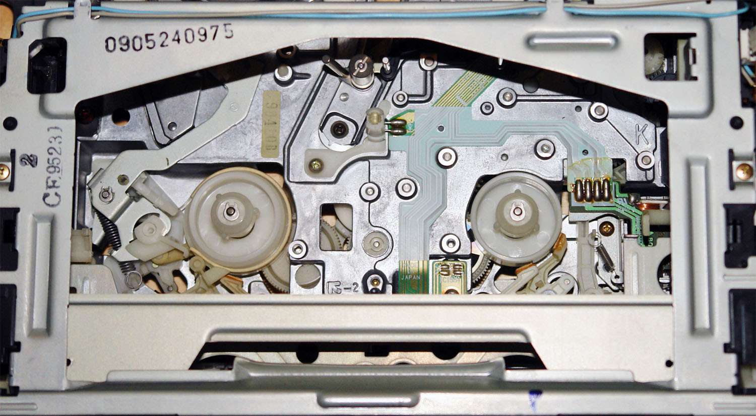 Mechanismus načítání videorekordéru