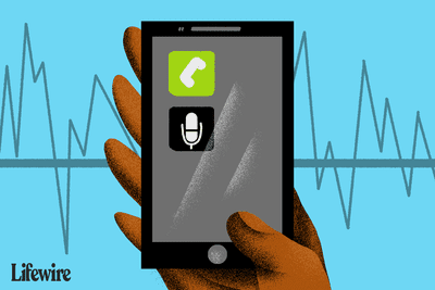 Ilustrace smartphonu s ikonou telefonu a nahrávací aplikací.