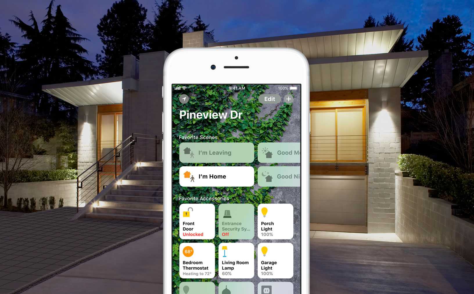 Scéna Apple HomeKit přijíždí domů