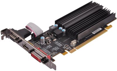 Fotografie grafické karty XFX AMD Radeon HD 5450 1 GB GDDR3 VGA / DVI / HDMI Low-Profile PCI-Express (ONXFX1PLS2)