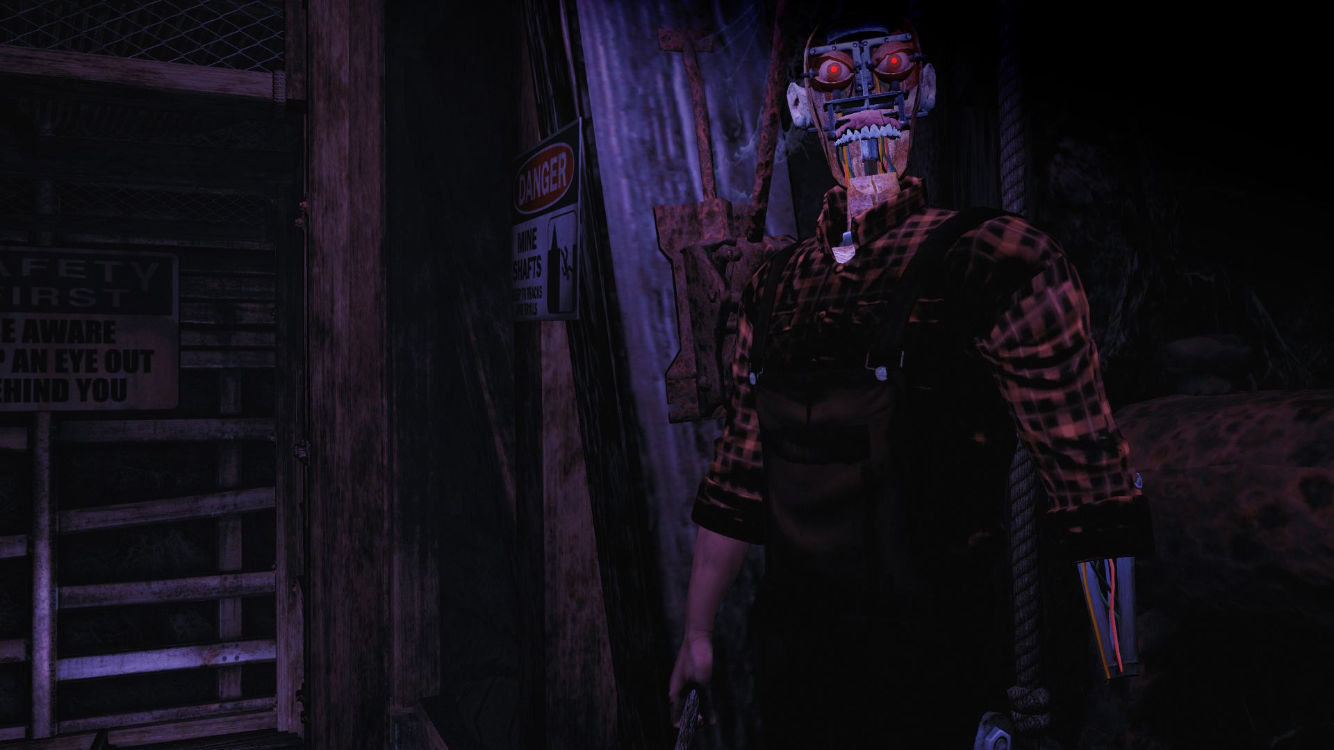 Screenshot z Ghost Town Mine Ride & amp;  Střílet & # 39;  Gallery (hra VR)