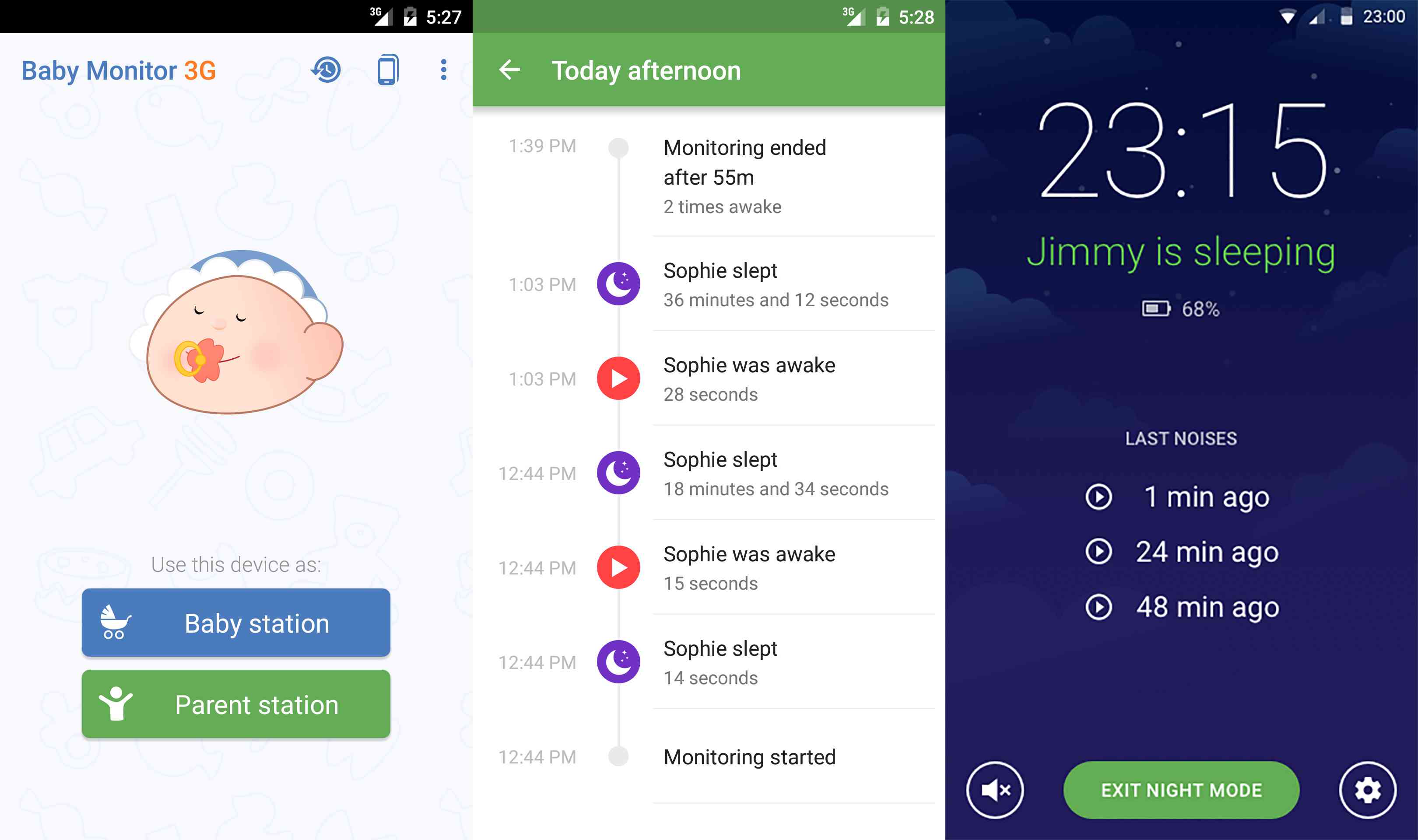 Aplikace Baby Monitor 3G je skvělá aplikace pro nové otce
