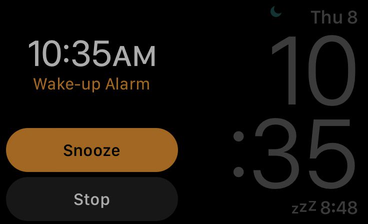 Apple Watch probuzení z režimu spánku