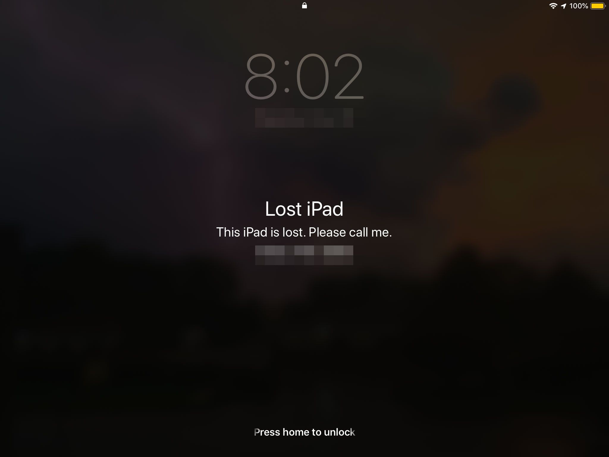 Ztráta obrazovky uzamčení iPadu
