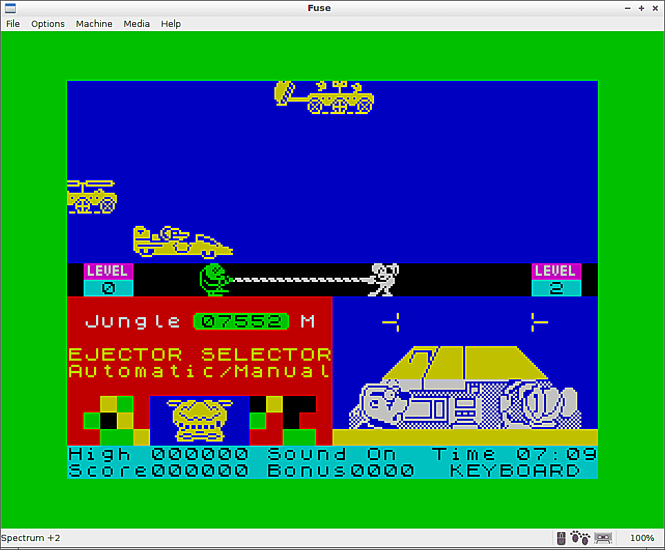 Emulátor hry FUSE Spectrum