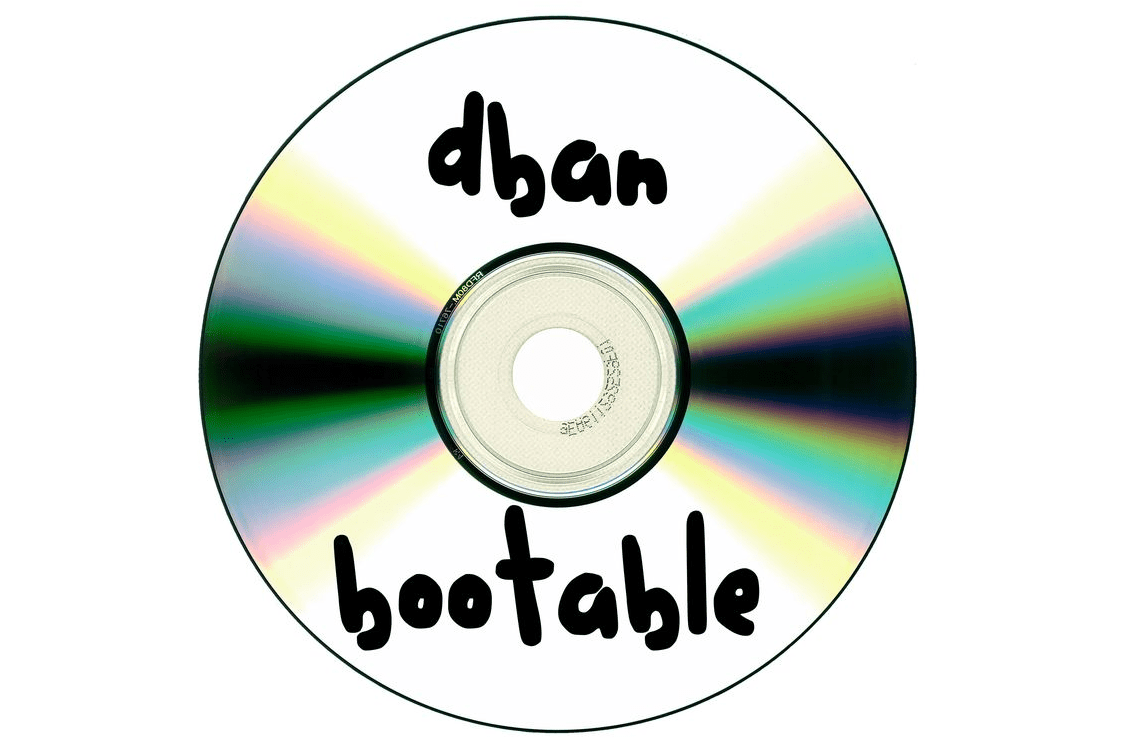 Vypálený disk DBAN