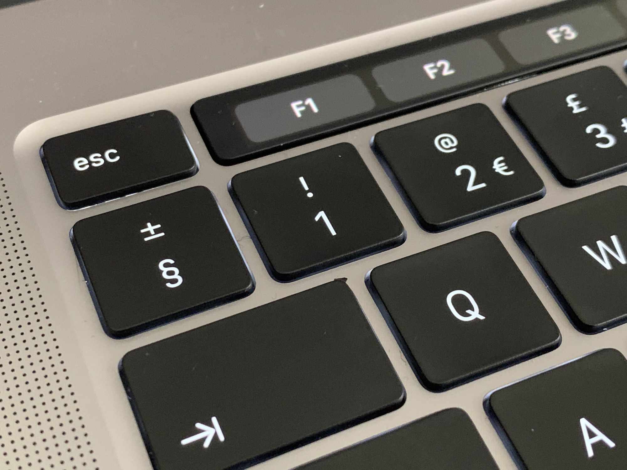 Funkční klávesy na Apple Touch Bar