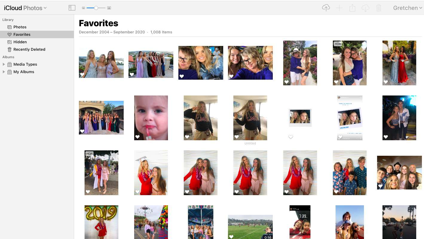 Fotky Apple iCloud pro sdílení fotografií a videa