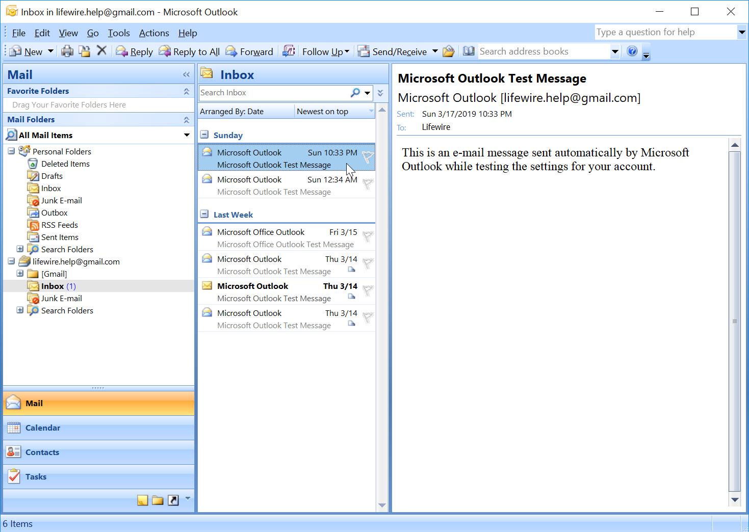 Je vybrán Outlook 2007 s e-mailem k přeposlání