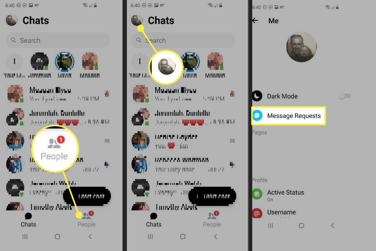 Přechod na požadavky na zprávy v aplikaci Messenger