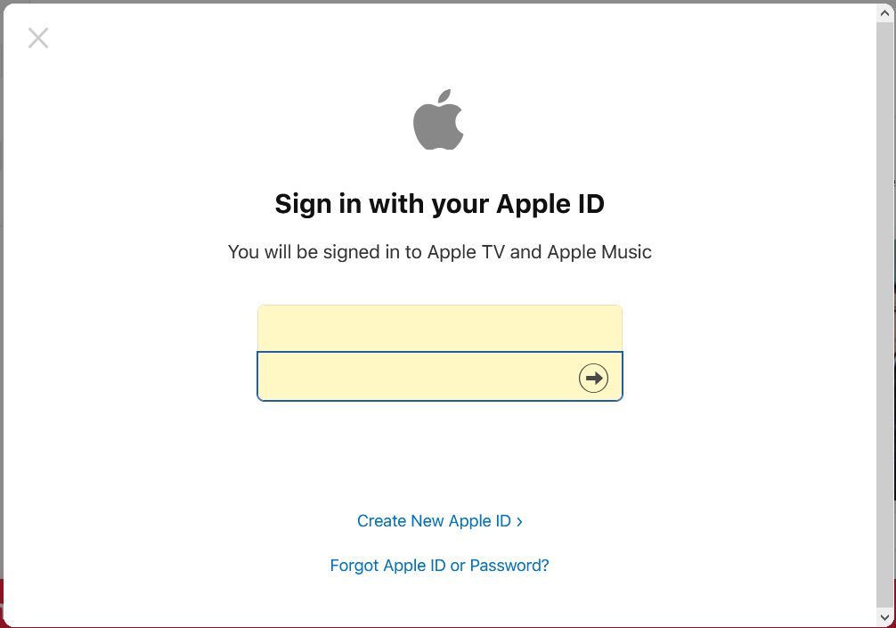 Přihlaste se pomocí svého Apple ID a hesla