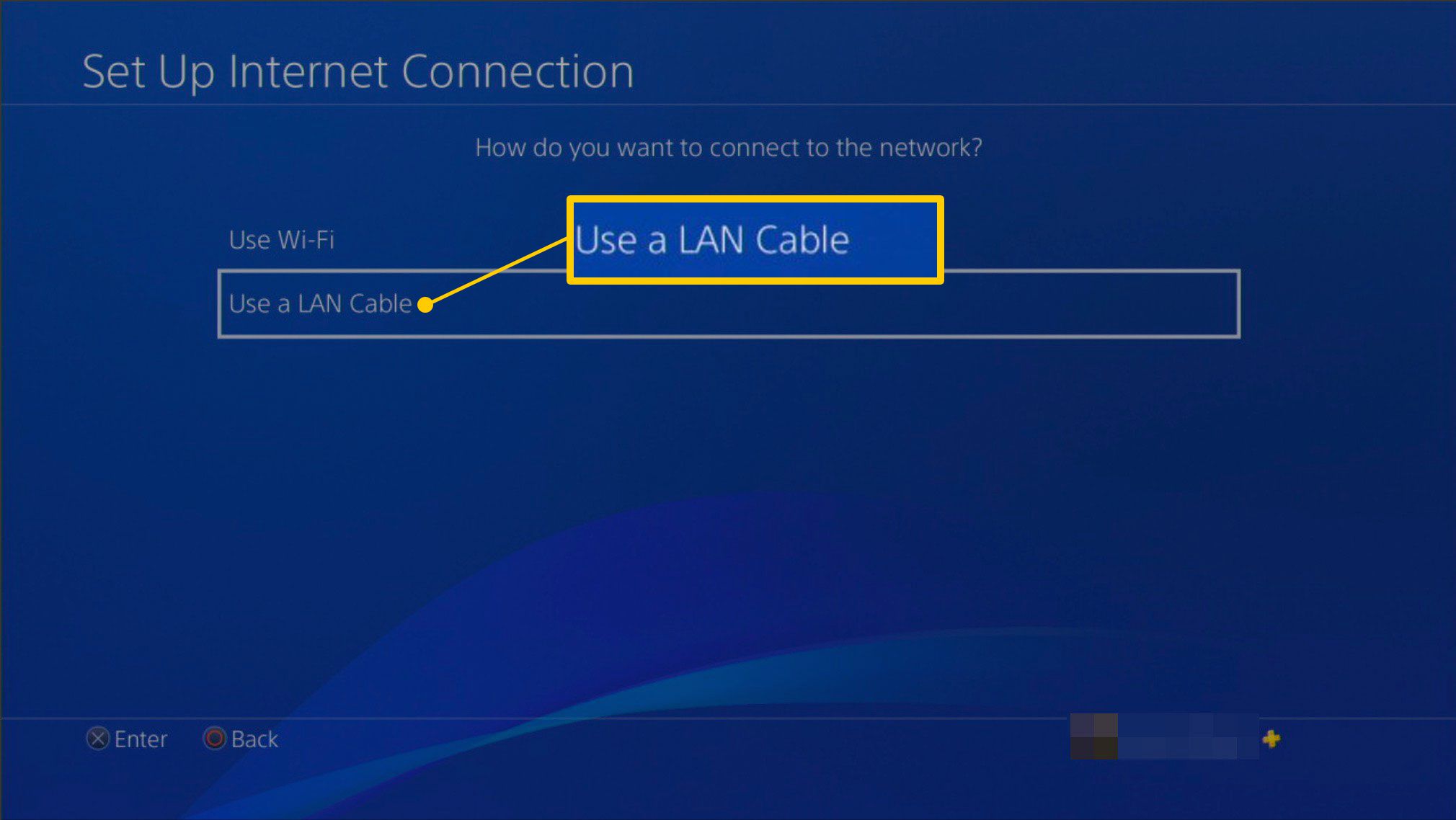 Nastavte připojení k internetu na PS4