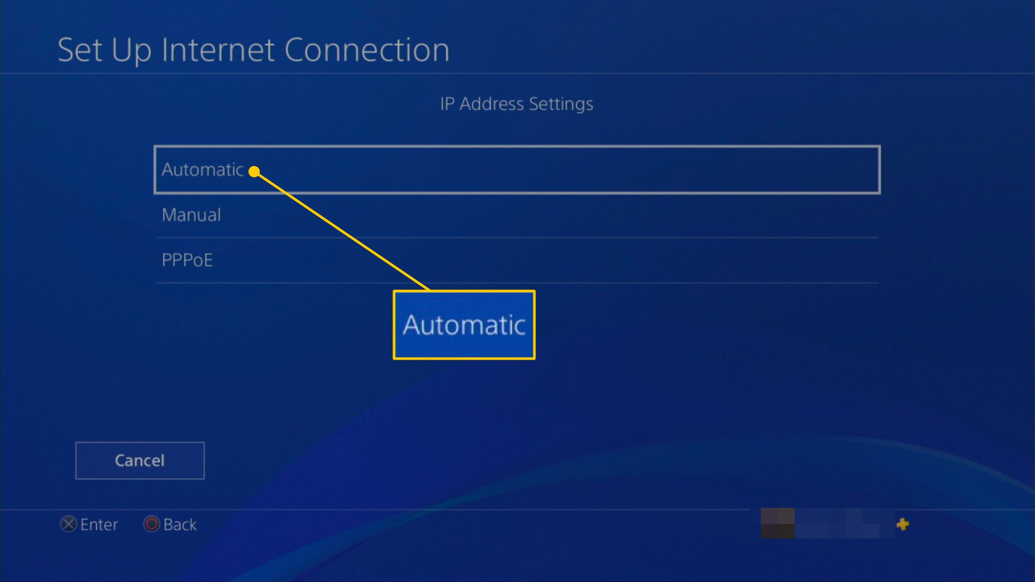 Nastavení IP adresy na PS4