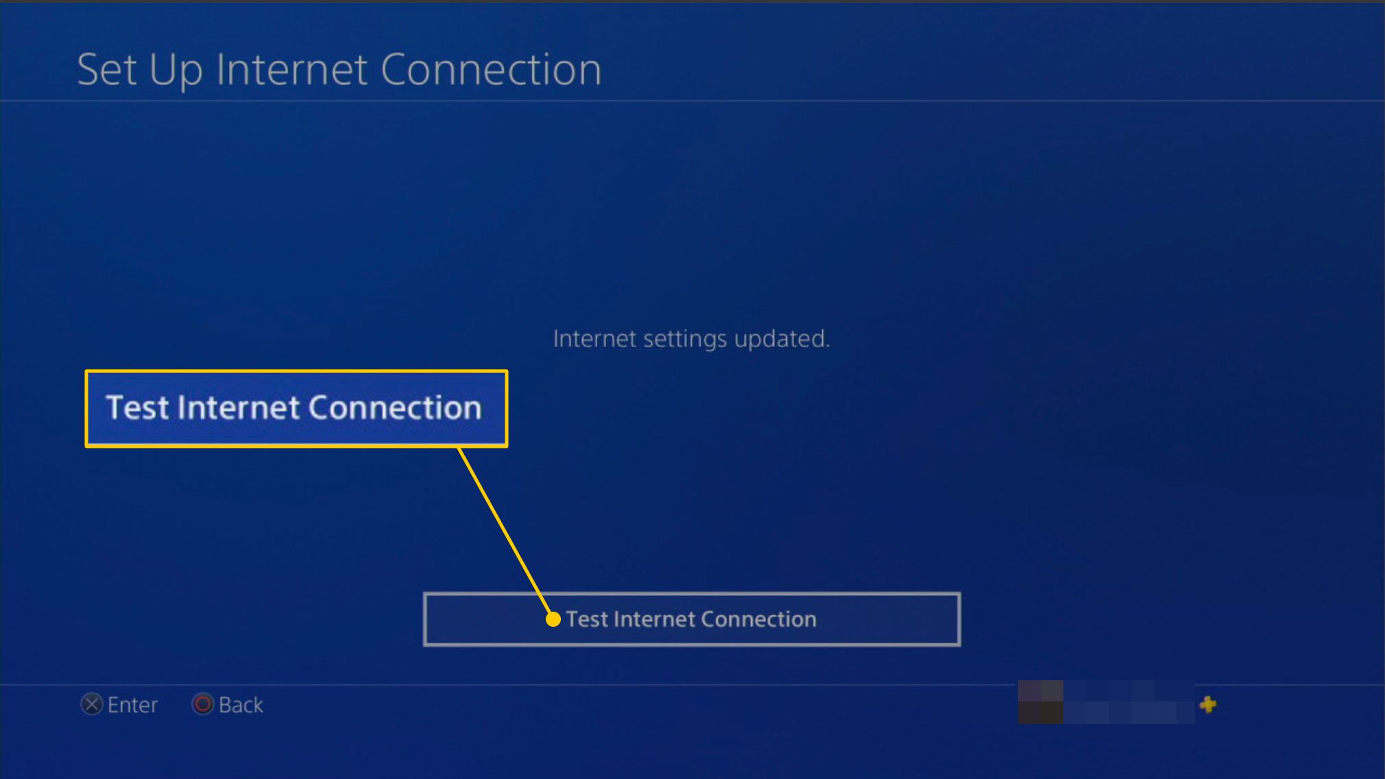 Vyzkoušejte obrazovku připojení k internetu na PlayStation 4