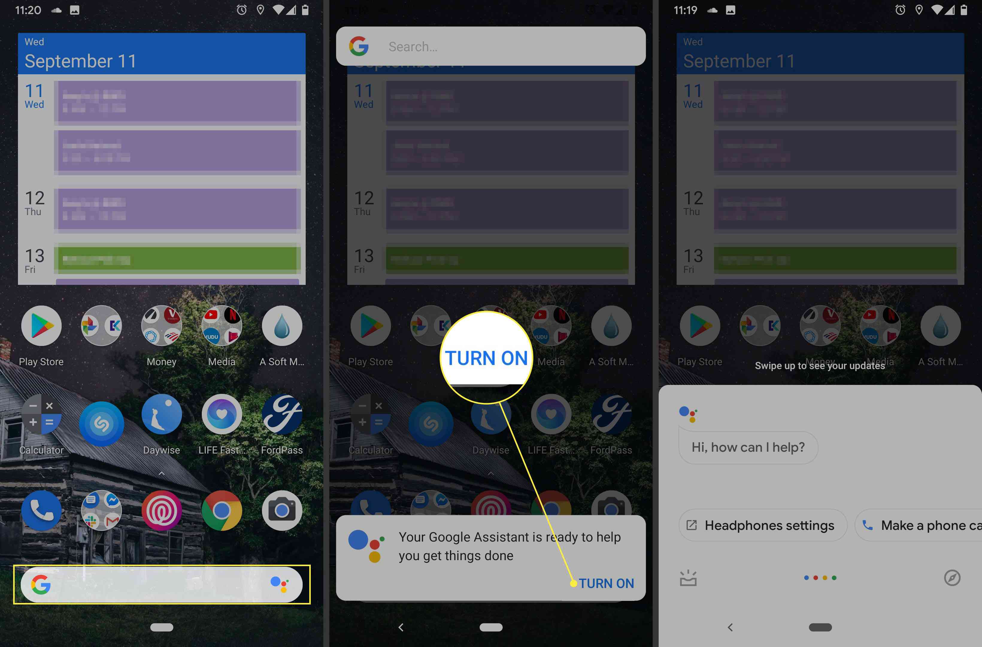Zapněte Google Assistant na Androidu