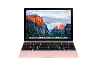 12palcový MacBook 2016 v barvě růžového zlata