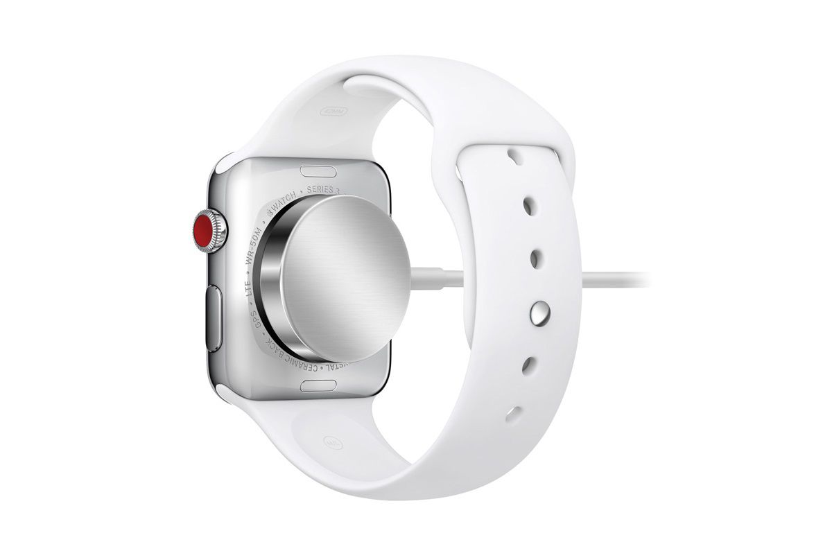 Nabíjení Apple Watch.