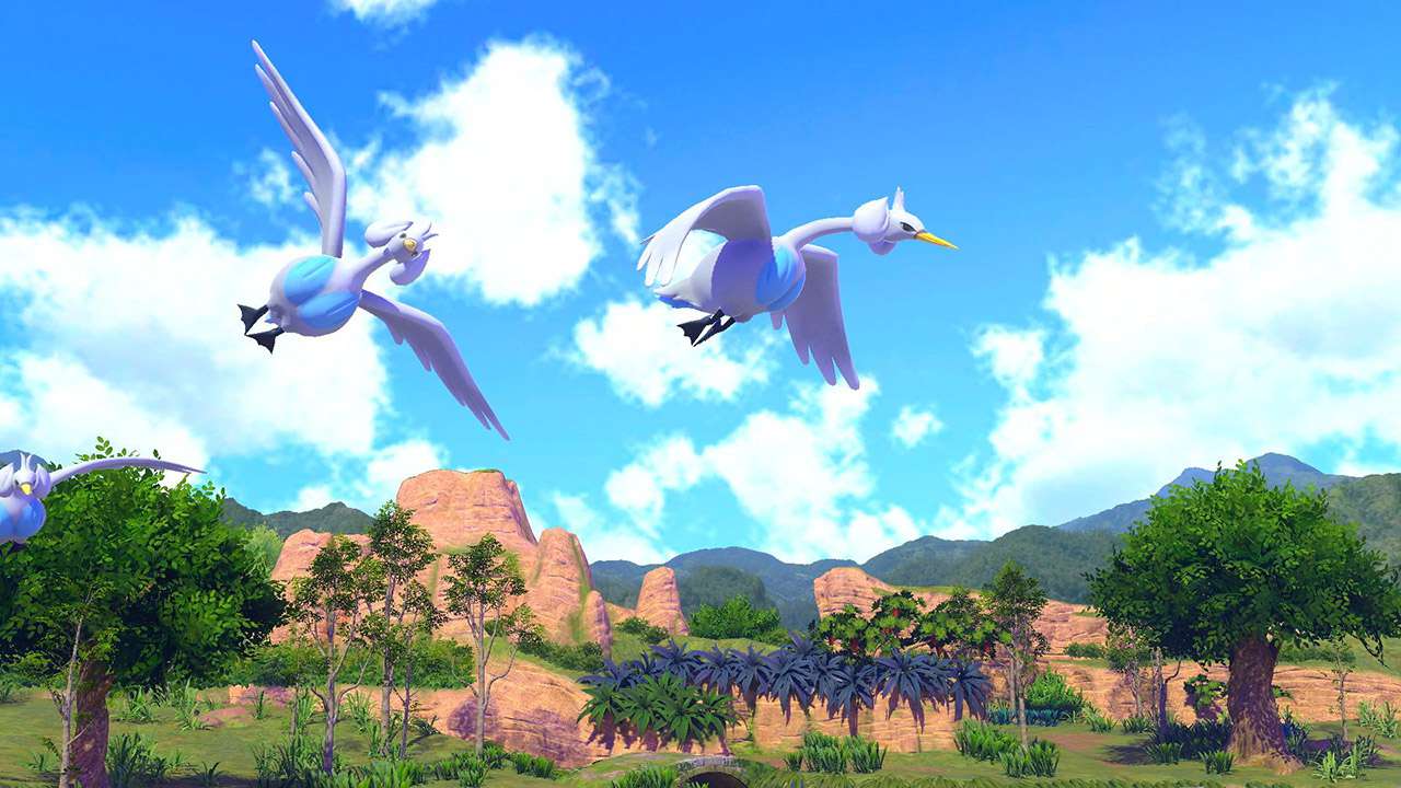 Screenshot z nové hry Pokémon Snap na Nintendo Switch.