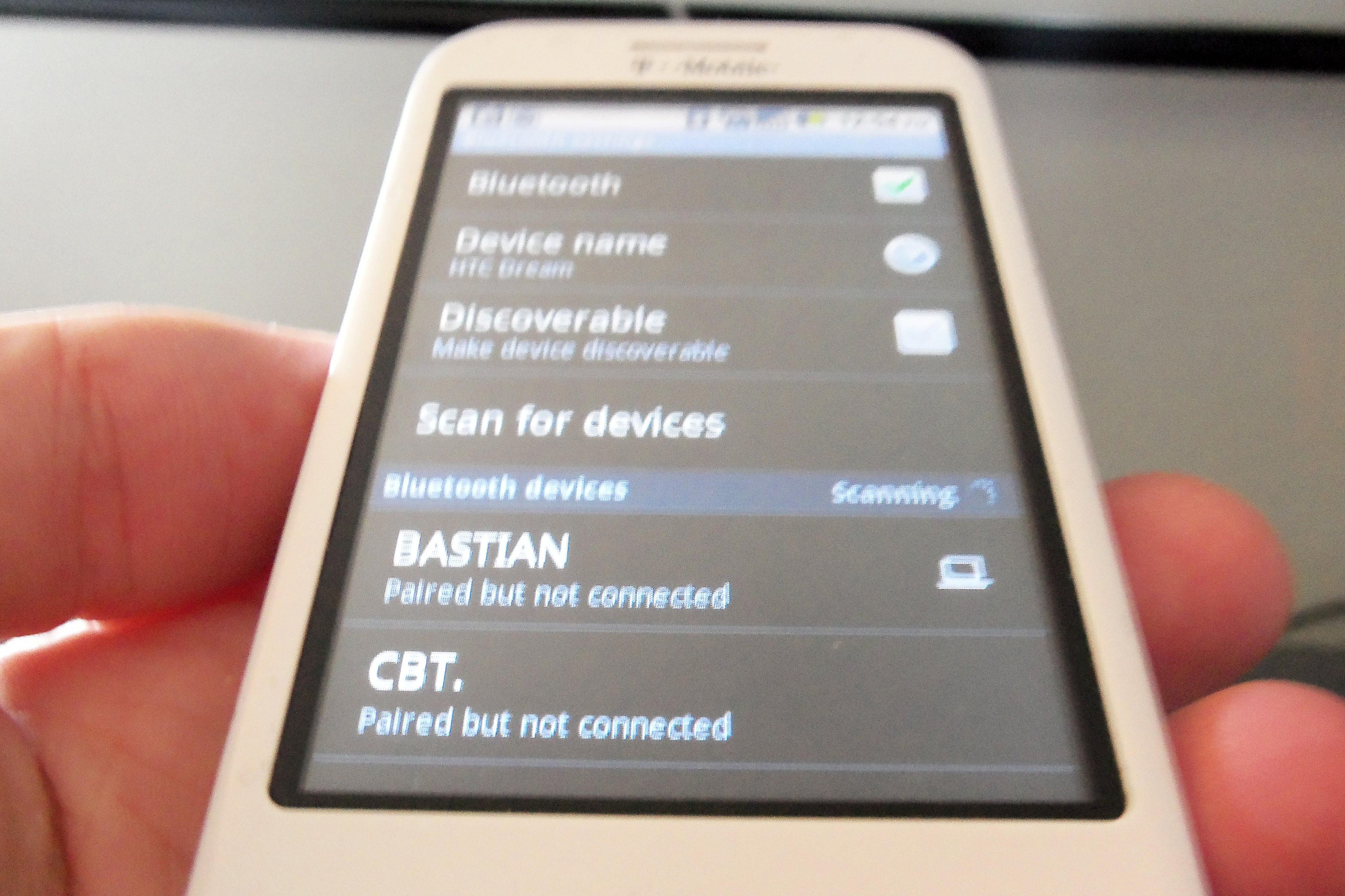 Nastavení Bluetooth pro Android