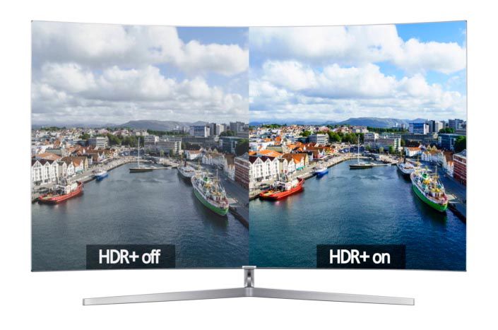 Příklad funkce Samsung 4K UHD TV HDR +
