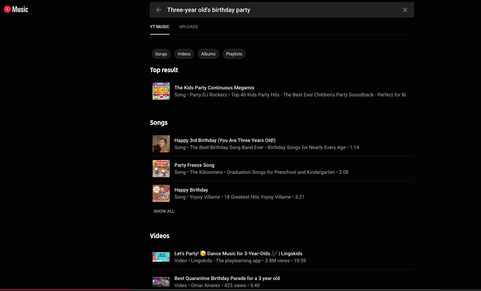 Vytvořte si tematický seznam skladeb pomocí jednoduchého vyhledávání v Hudbě YouTube