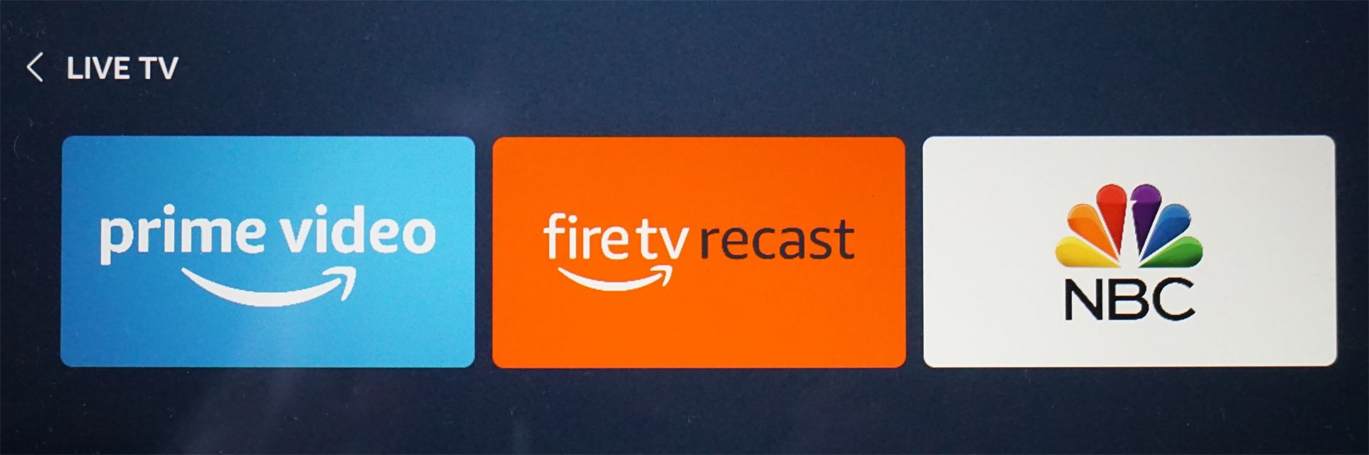 Echo Show - volba Fire TV Recast