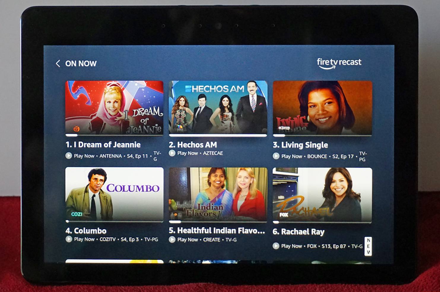 Echo Show - Fire TV Recast Channels on Echo Show