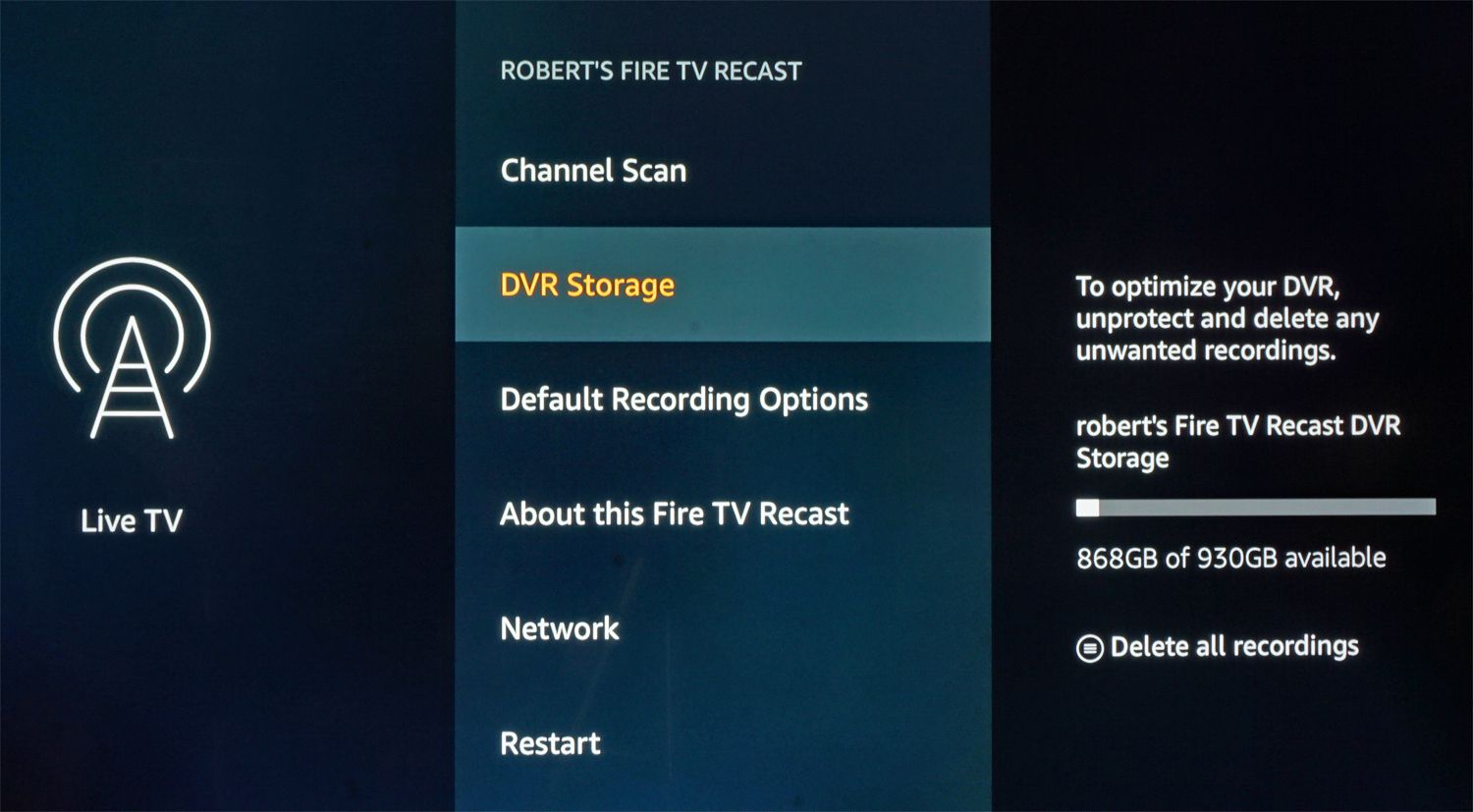 Spravujte přepracovaná nastavení Fire TV pomocí Fire TV Stick nebo Box Detail