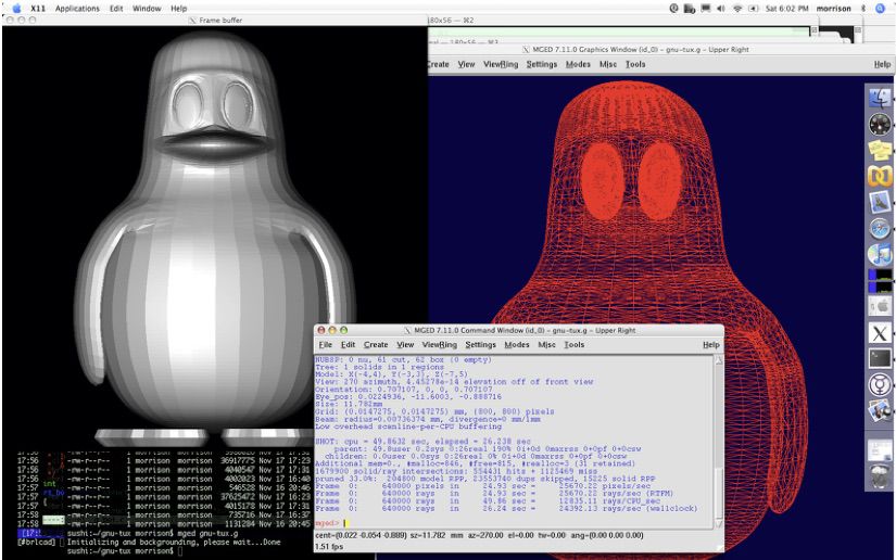 Prohlížeč a modelovací program BRL-CAD STL