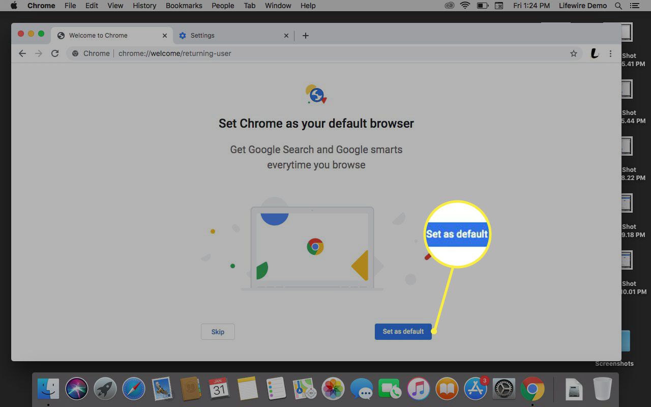 Google vyzval k nastavení prohlížeče Chrome jako výchozího.