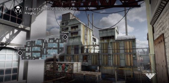 Screenshot mapy mapy Call of Duty Ghosts Freight