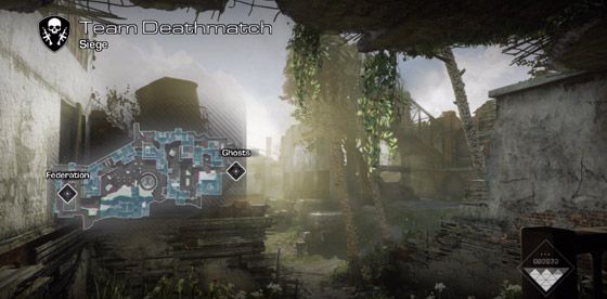 Screenshot z mapy Call of Duty: Ghosts Siege
