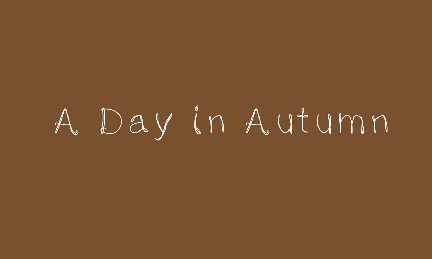 Den na podzim