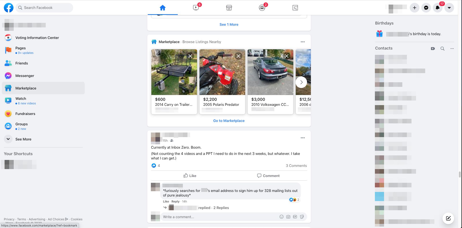 Najít Facebook Marketplace