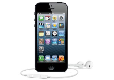 iPhone 5 se sluchátky