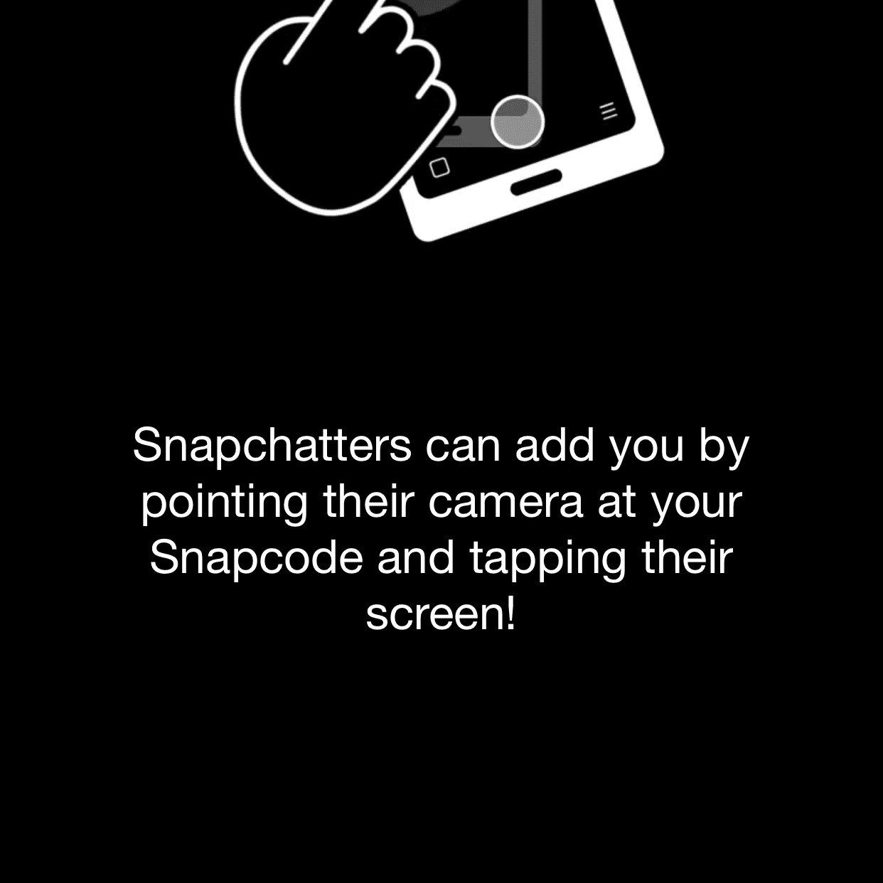 Přidání přítele do Snapchatu pro iOS