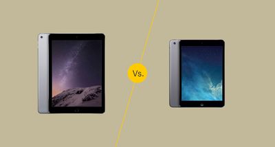 iPad Air vs iPad Mini 2