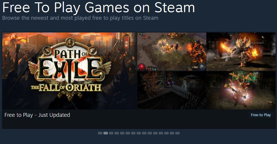 Web hry Steam.