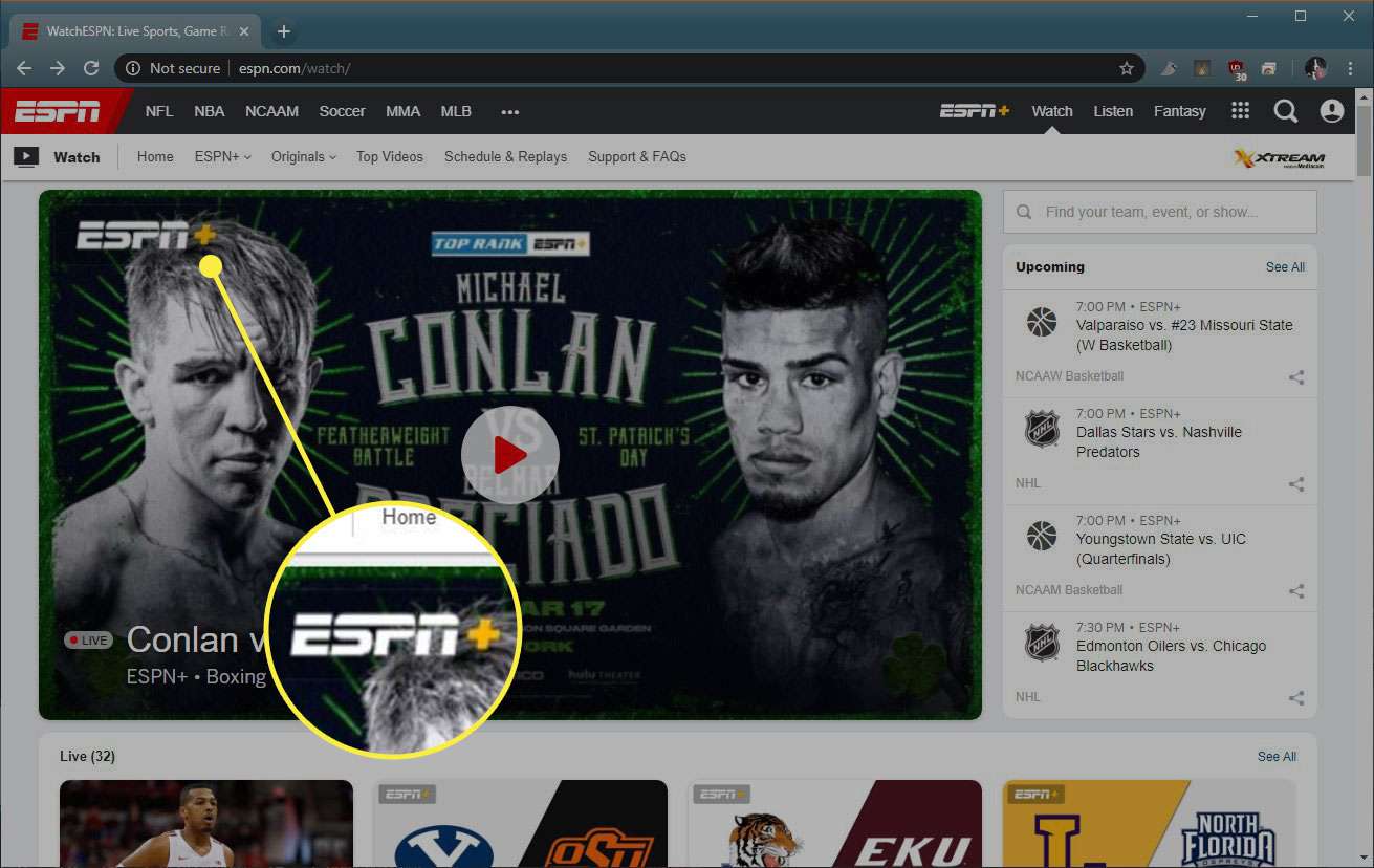 Logo ESPN +