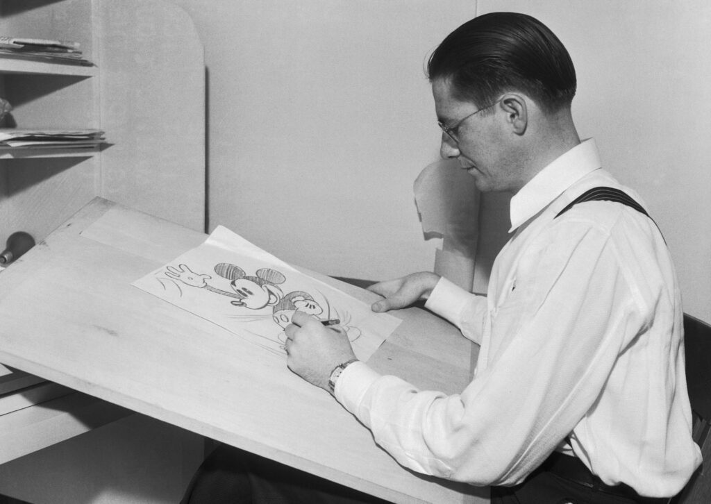 animator drawing mickey mouse at disney studios 515564912 5bdb641bc9e77c0051223d52 40d0abe8dd3947bfb0cb3210f9113df7