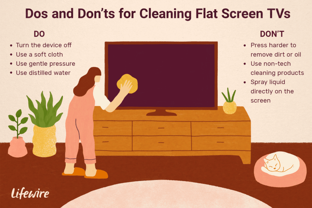 how to clean a flat screen tv or computer monitor 2624703 final 5c18343bc9e77c00016deb61