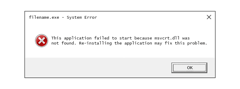 msvcrt dll error message 5a687f6404d1cf001a227975