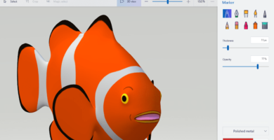 paint 3d clown fish model ce7782f12d2e4525bef485625dd44bdb