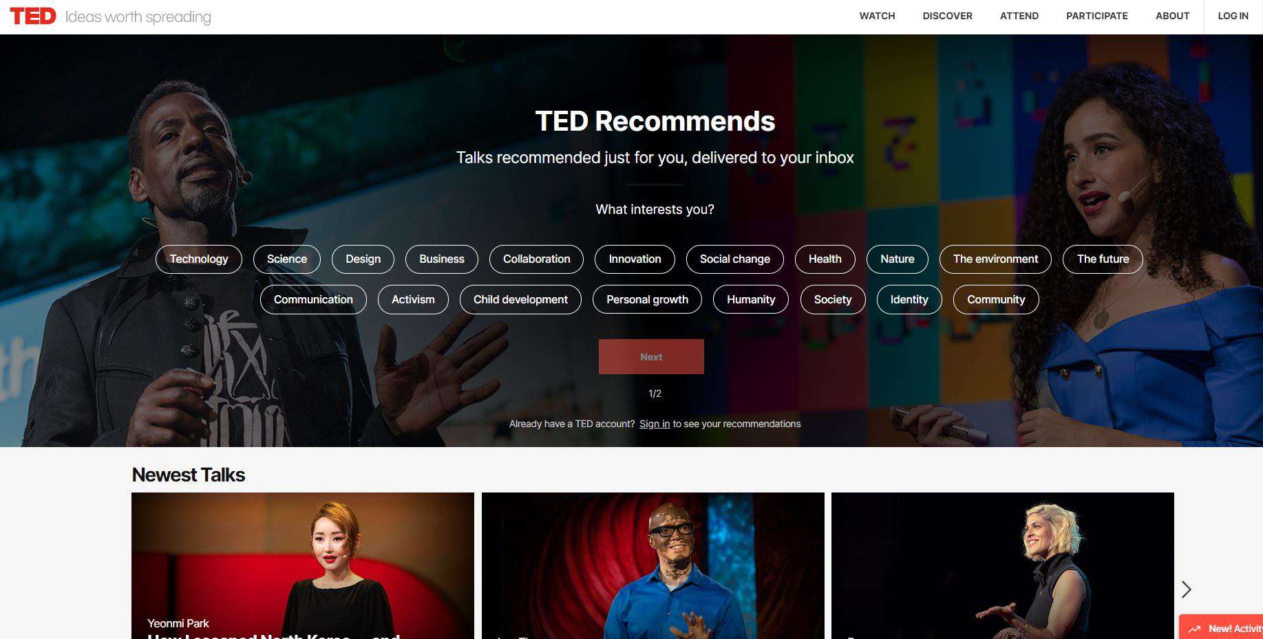 Web TED