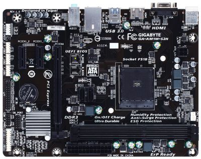 Základní deska Gigabyte AMD AM1 FS1b HDMI D-Sub mATX (GA-AM1M-S2H)